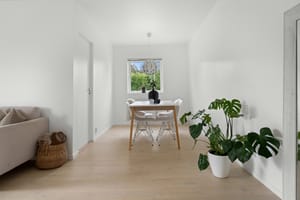 Fra spisestuen har du tilgang til leilighetens tredje soverom