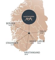 Gaustatoppen Sjå i hjertet av Telemark