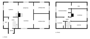 plantegninger samlet for hovedhus