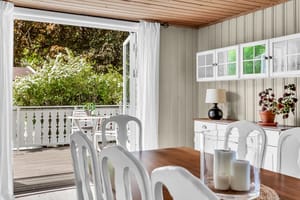Detaljbilde mot terrasse