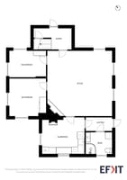 Kvålevegen 6 - Plantegning 1. etasje