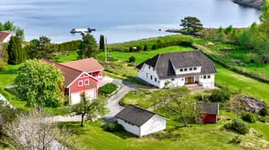 Tunet er pent opparbeidet