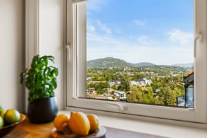 Her kan man tilberede måltidene til en nydelig utsikt