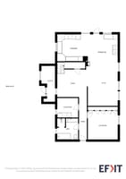 Planløsning 1. etasje kårbolig - Vestsideveien 65