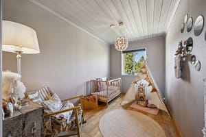 Soverom i kårboligen