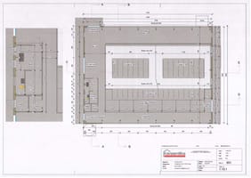 Plantegning fjøs