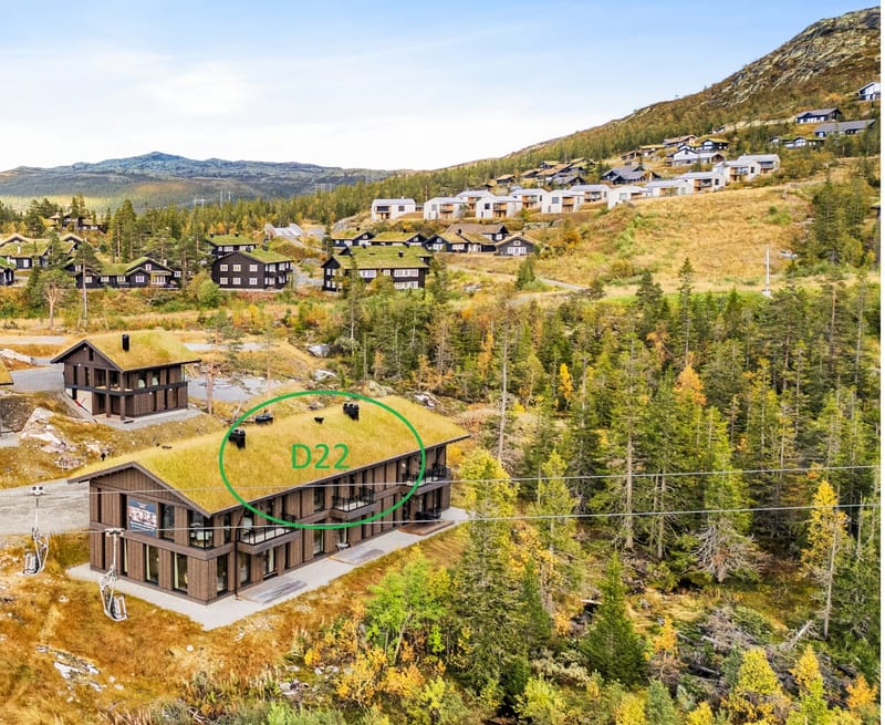 Helt ny leilighet D22 på Gaustatoppen Sjå