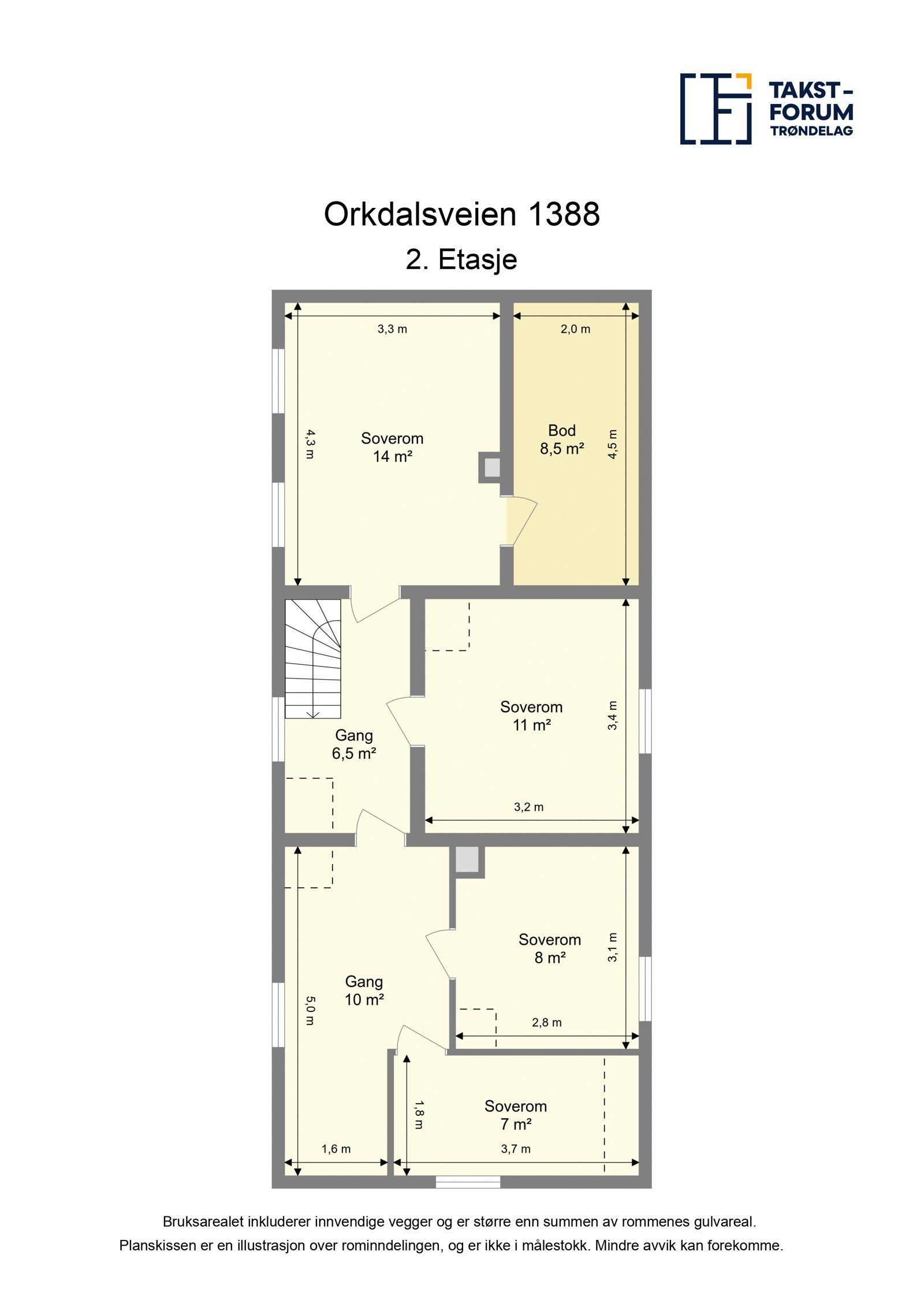Plan 2. etasje