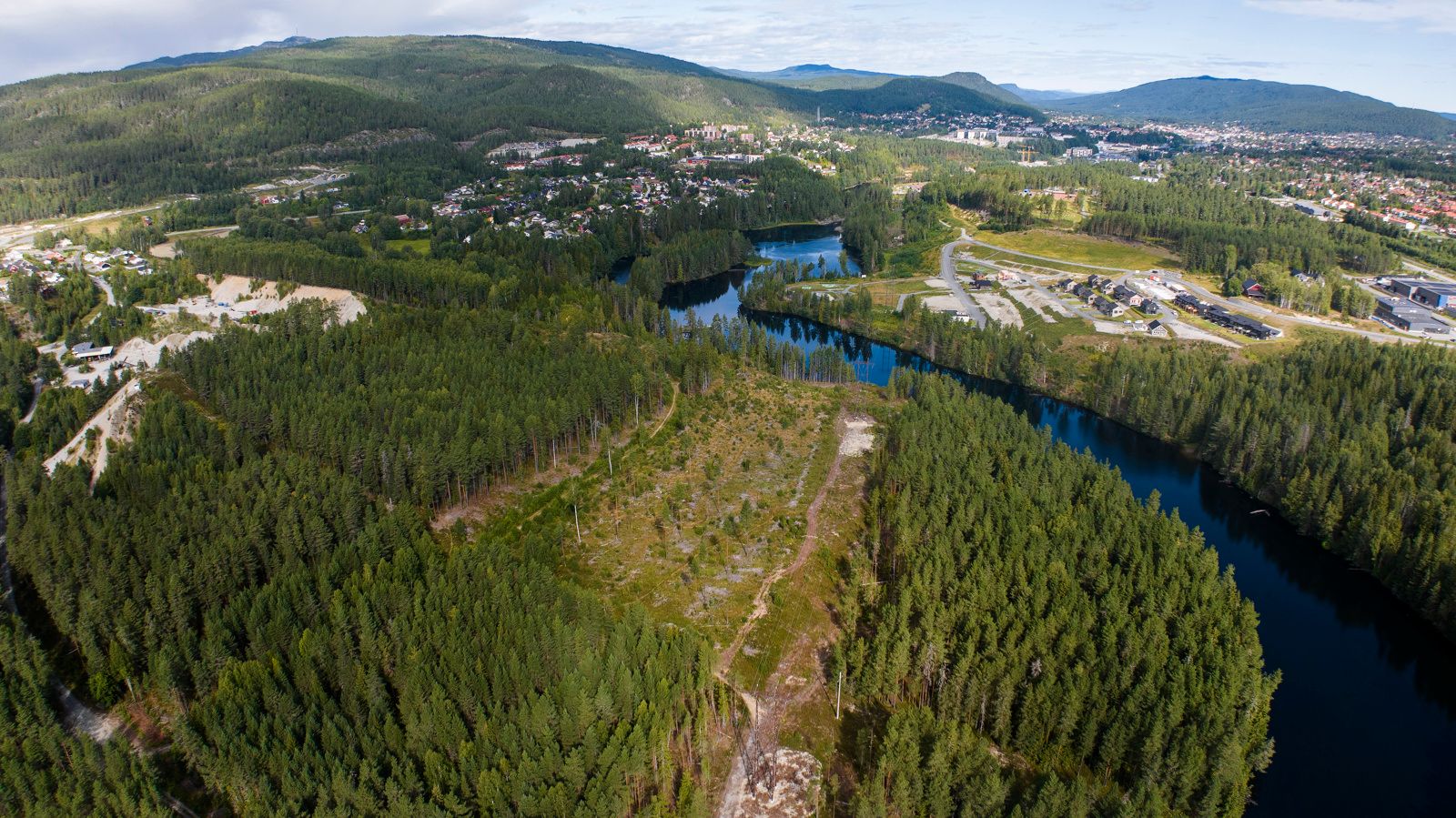Det ble gjort en hogst på eiendommen for ca. 2 år siden
