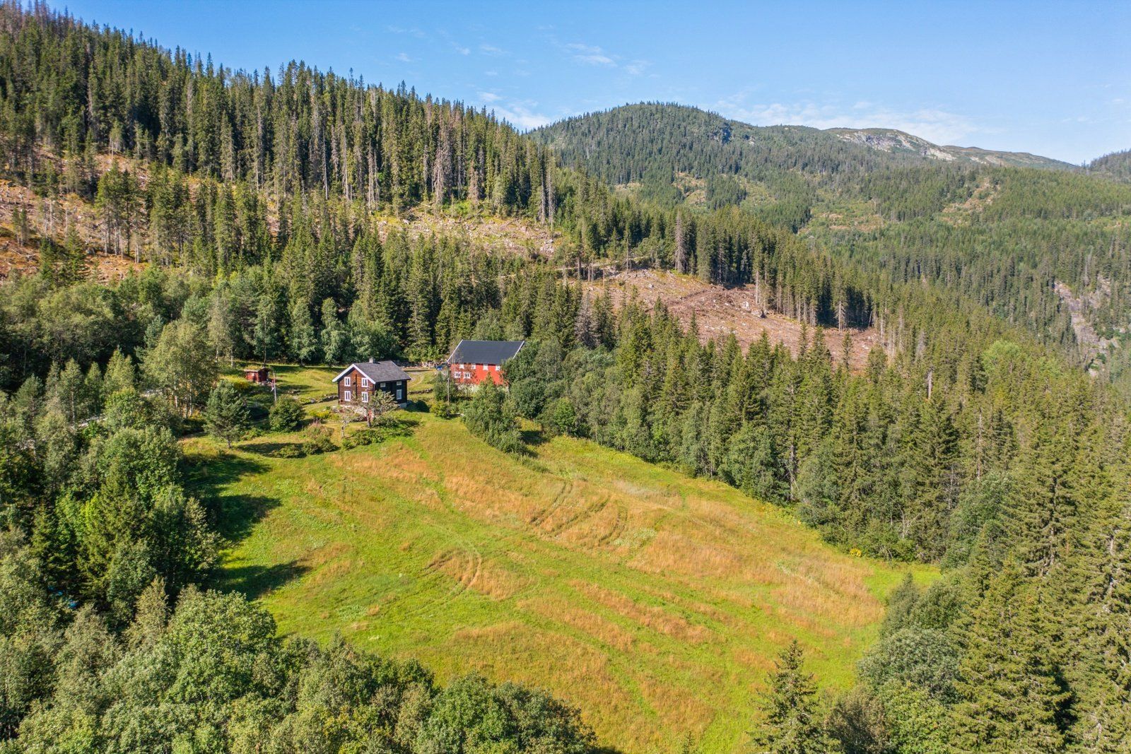 Eiendommen er på ca. 224 dekar hvor det meste er skog og ca. 6 dekar overflatedyrka jord 