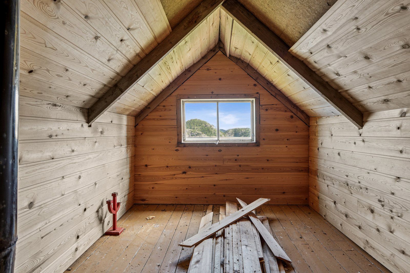 Loft hytte