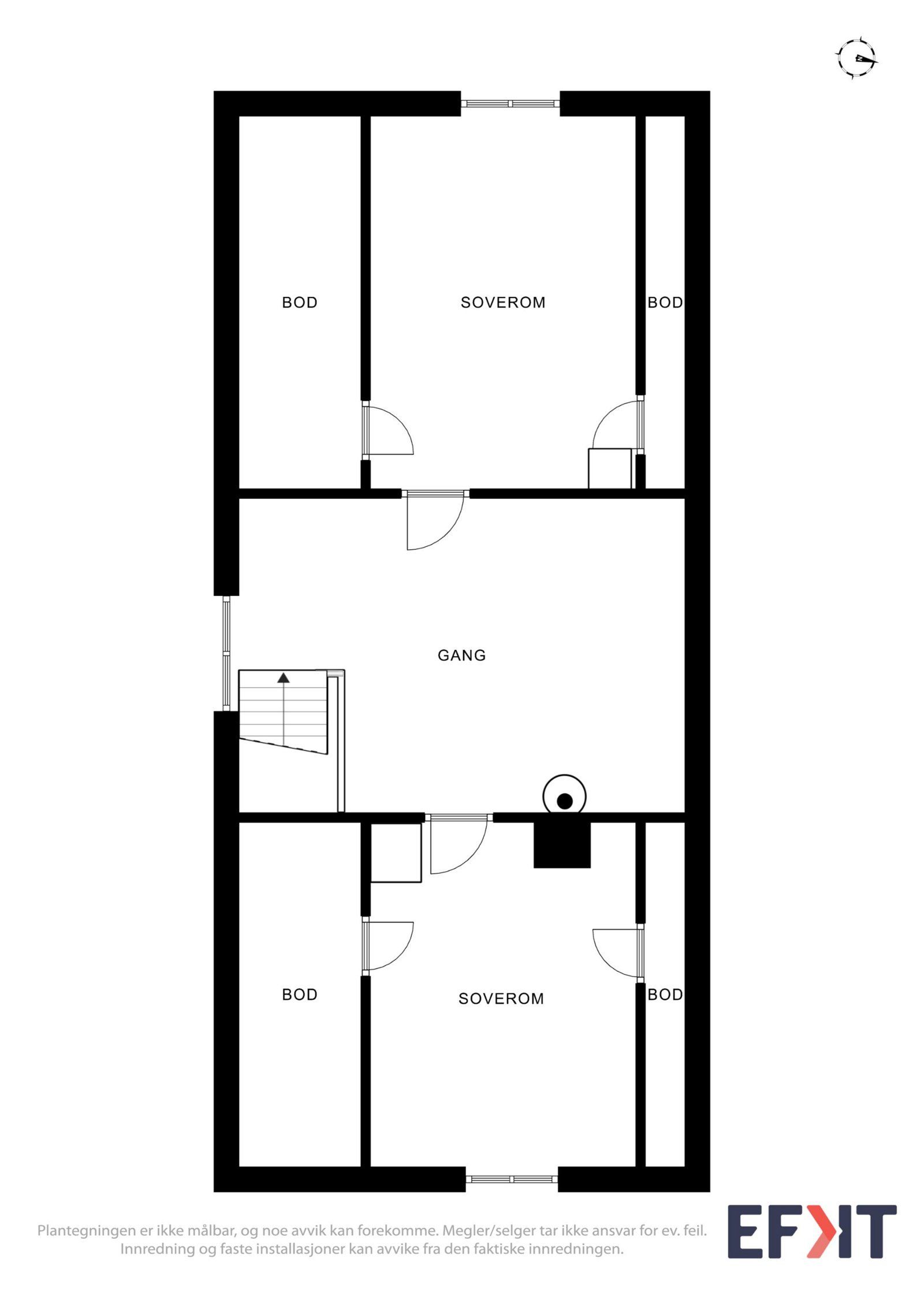 Planskisse 2. etg. våningshus