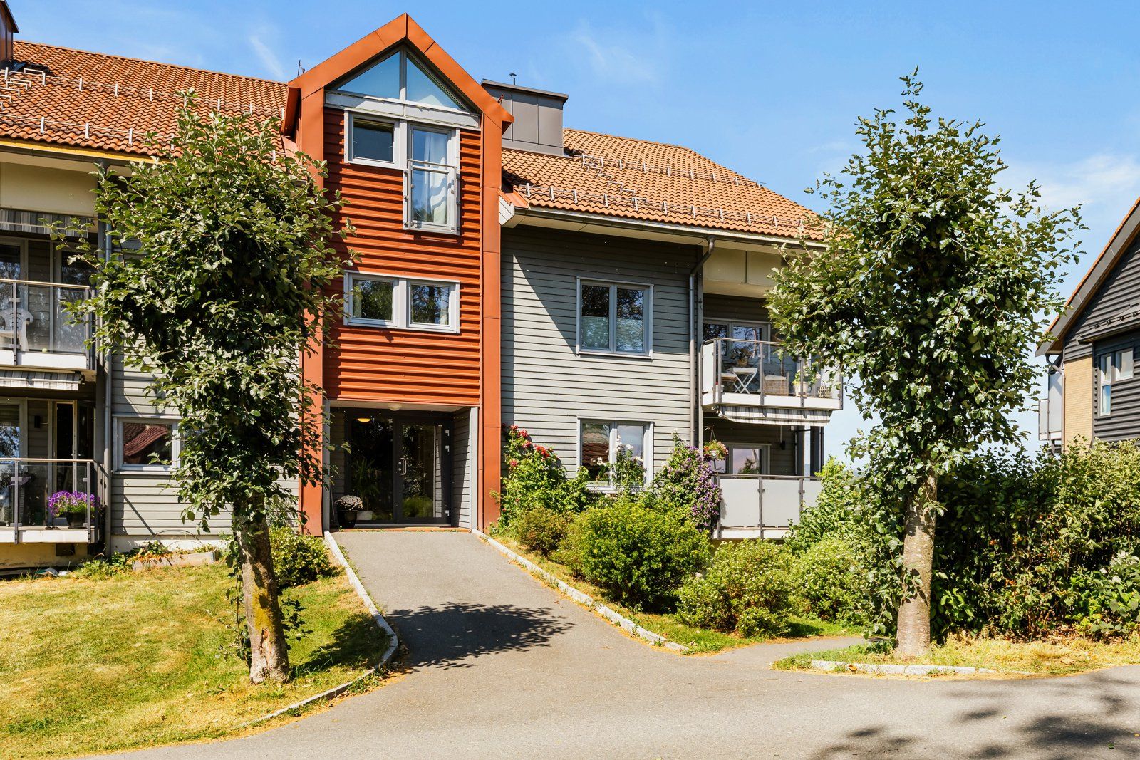 Innbydende inngangsparti