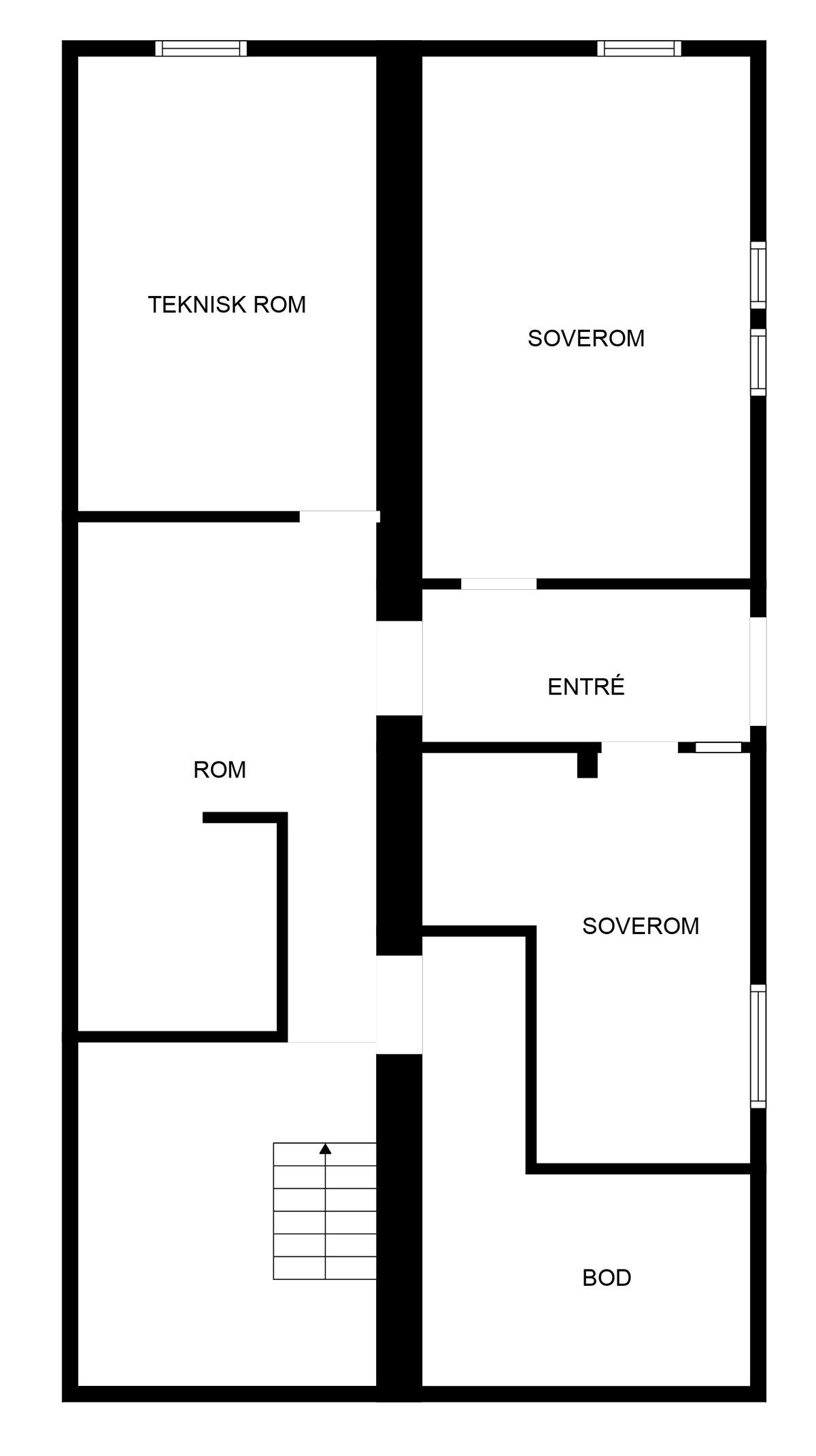 1. etasje våningshus 
