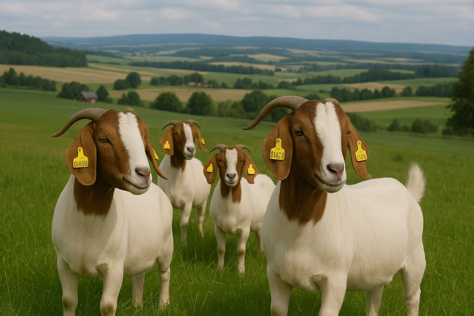 AI-generert bilde av boergeiter.