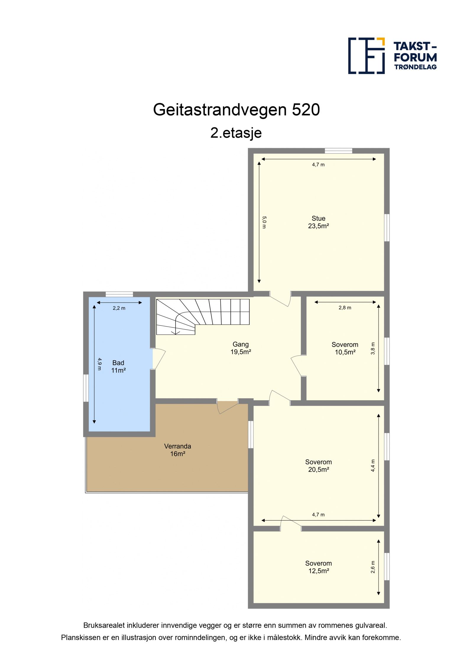Planskisse 2. etasje