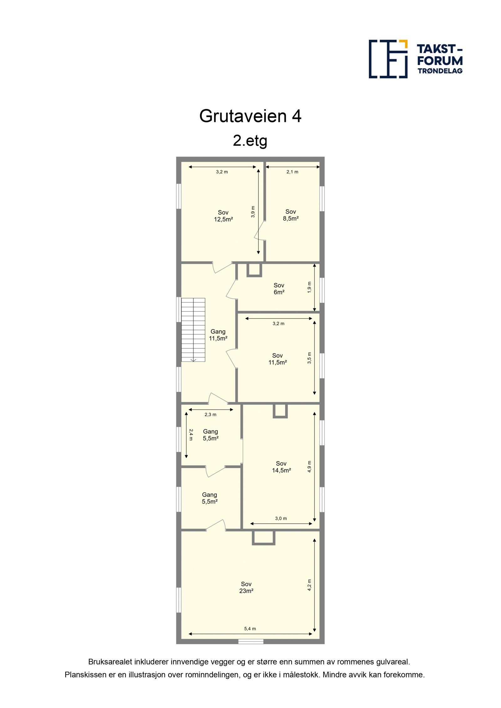 Planskisse 2. etasje