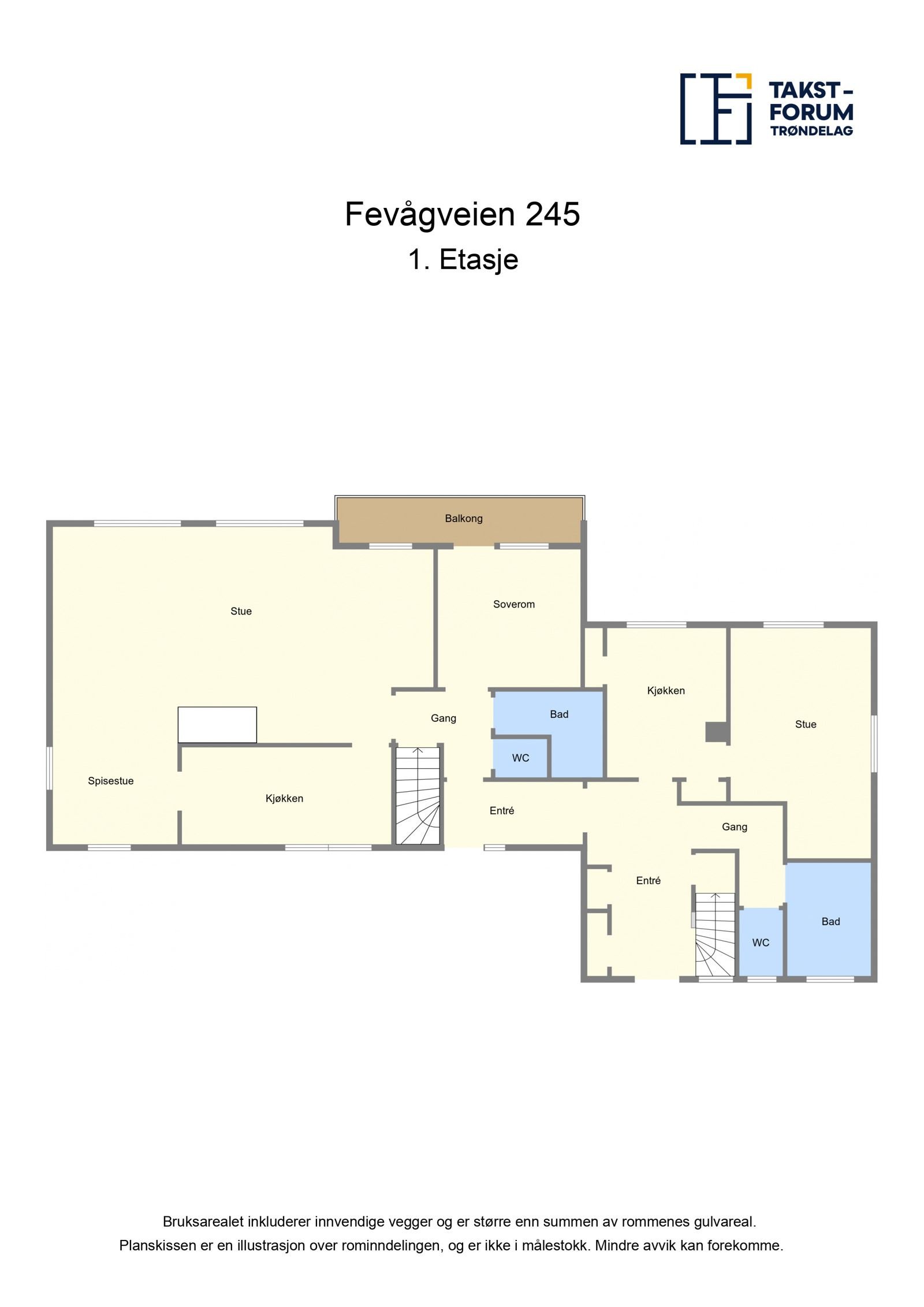 Planskisse 1. etasje