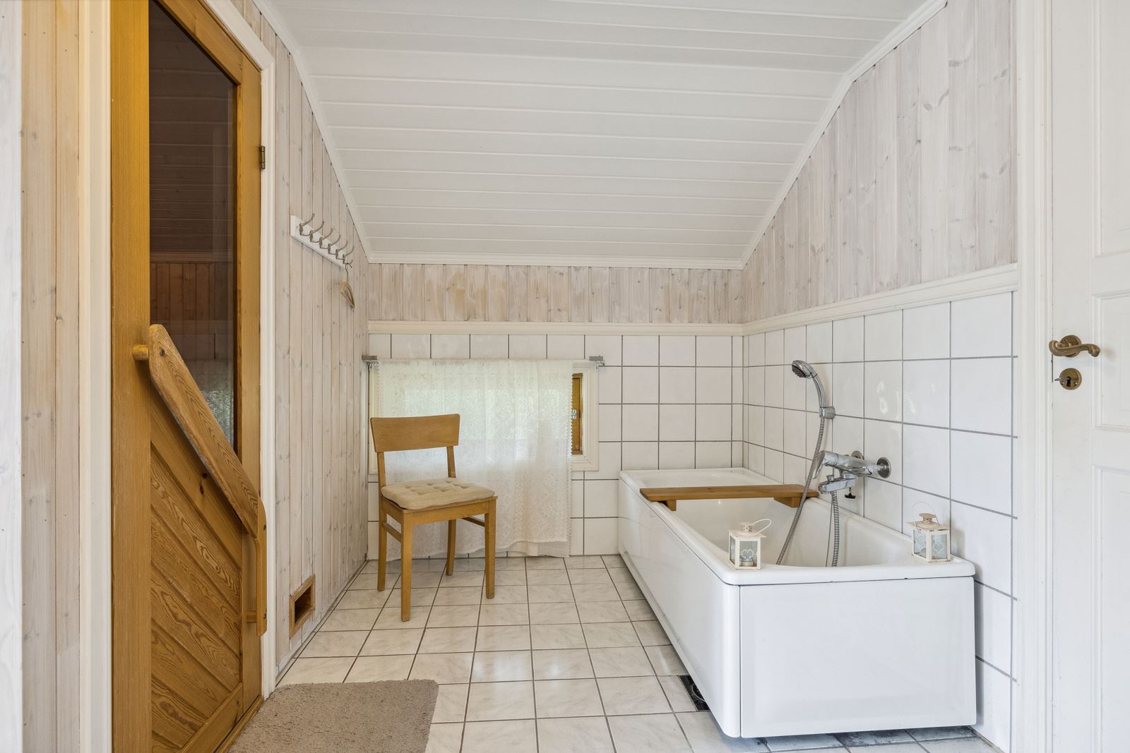 Baderommet har badstu