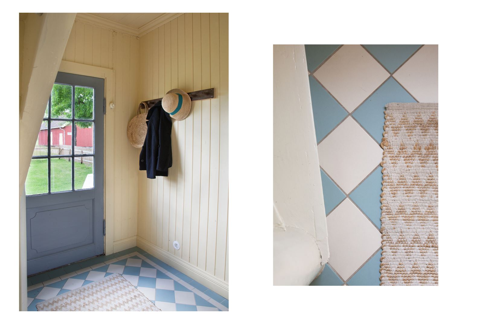 Hybelen i hovedhuset har egen inngang fra vestveggen