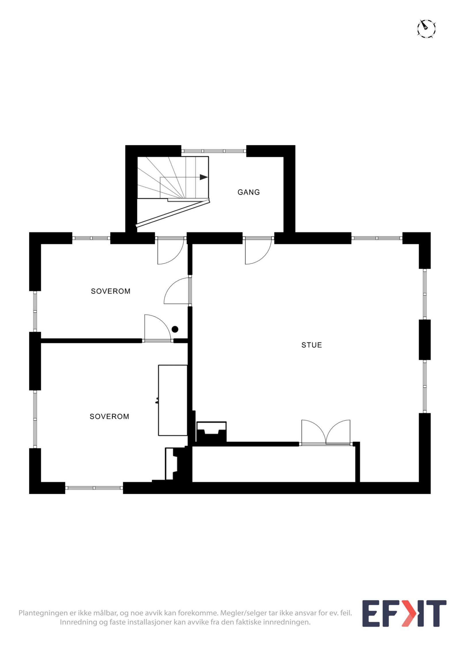 Kvålevegen 6 - Plantegning 2. etasje