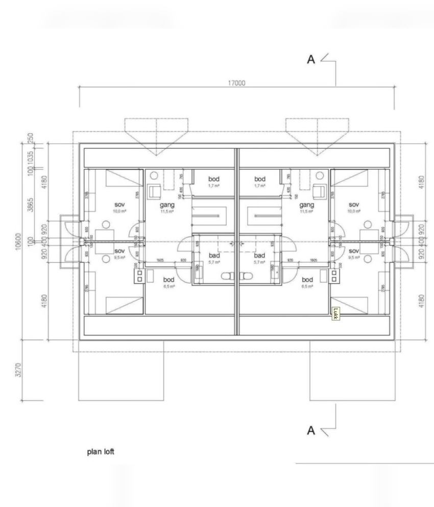 Plan loftsetasje
