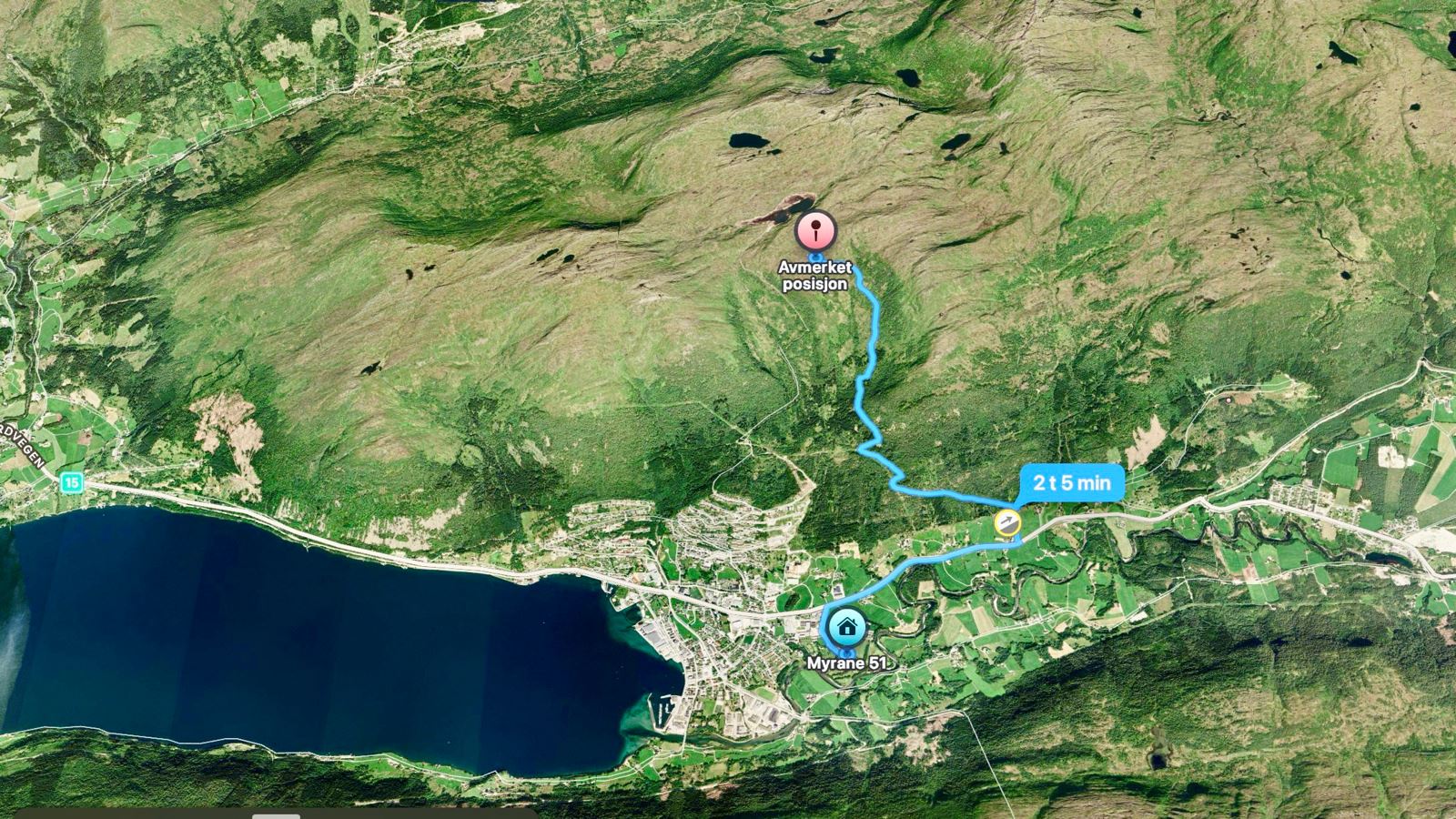 Veibeskrivelse til Stigane (setra)