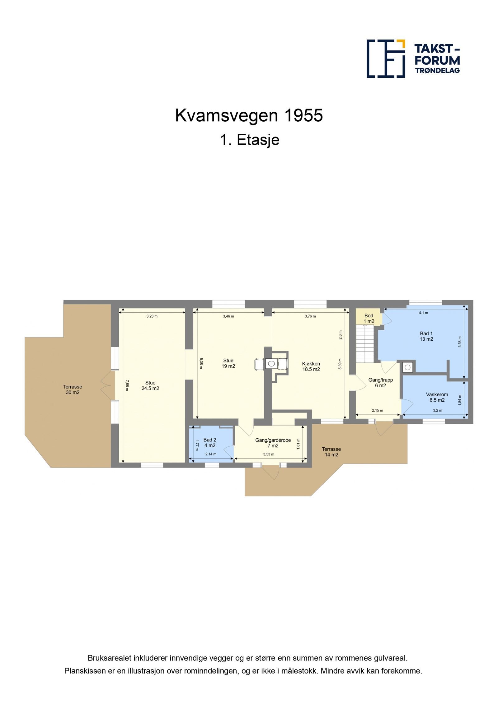 Planskisse 1. etasje