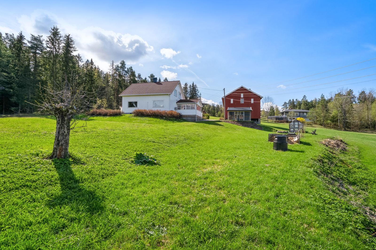 Den idylliske eiendommen kan skilte med havner for hest, sau, hund og geiter.