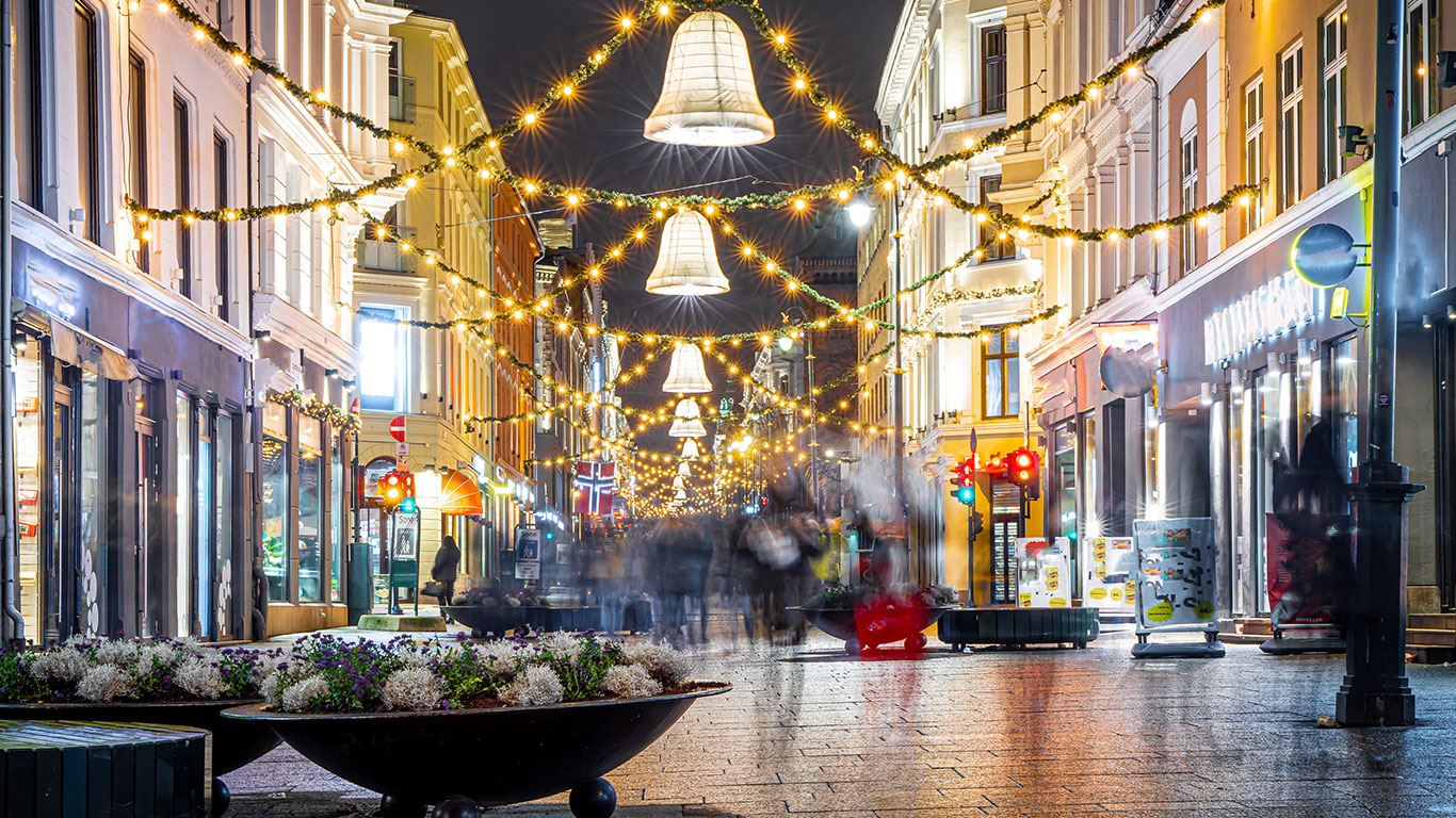 Jul i Karl Johans gate